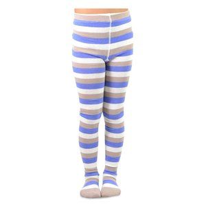 teehee kids fashion Girls Stripes Tight (12-18Months, Ivory)